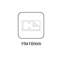 PROFIL DIVISION INTERNE FRAME 19x10mm